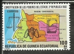Sellos de Africa - Guinea Ecuatorial -  Constitucion de los Poderes del Estado 3ª Republica 1982