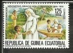 Stamps Equatorial Guinea -  Desembarque en la playa de Bata