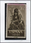 Stamps Spain -  Músicos indígenas