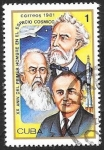Stamps : America : Cuba :  2256 - Julio Verne