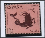 Stamps Spain -  Capricornio