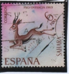 Stamps Spain -  Gacela