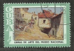 Stamps Cuba -  Paisaje de aldea - R.Morey