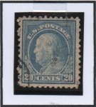 Stamps United States -  Franklin