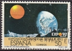 Stamps Spain -  ESPAÑA 1987 2876A Sello Exposición Universal Sevilla EXPO'92 usado Yvert2495 Scott2508