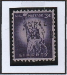 Sellos de America - Estados Unidos -  Estatua d' l' Livertad