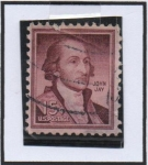 Stamps United States -  John Jay