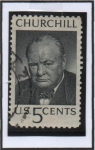Stamps United States -  Winston Churchil