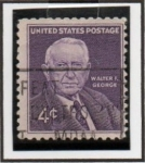 Stamps United States -  Walter F. George