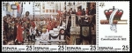 Stamps Spain -  ESPAÑA 1987 2887BL Sellos Nuevos 175 Aniv Constitución La Promulgación de 1812 Salvador Viniegra (Mu