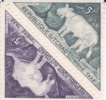 Stamps : Europe : Chad :  pinturas rupestres