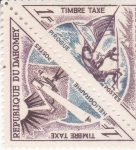 Stamps : Africa : Chad :  Piragua y Heliografo