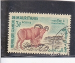 Stamps : Africa : Mauritania :  muflon