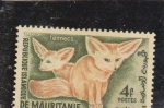 Stamps : Africa : Mauritania :  FENNECS