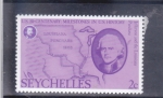 Stamps Seychelles -  Mapa de Louisiana
