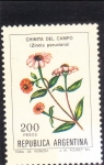Stamps Argentina -  FLORES-chinita de campo 