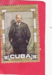 Sellos de America - Cuba -  50 aniversario muerte de Lenin