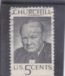 Sellos de America - Estados Unidos -  W. CHURCHILL