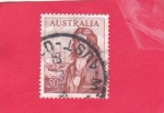 Sellos de Oceania - Australia -  William Dampier y 