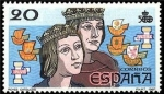 Stamps Spain -  ESPAÑA 1987 2920 Sello Nuevo V Cent. del Descubrimiento de America Los Reyes Catolicos Yvert2534 Sco
