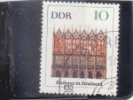 Stamps Germany -  ayuntamiento de Stralsund