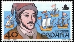 Stamps Spain -  ESPAÑA 1987 2922 Sello Nuevo V Cent. del Descubrimiento de America Juan de la cosa Yvert2536 Scott25