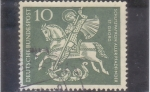 Stamps Germany -  San Jorge matando dragón