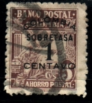 Stamps Colombia -  Banco postal