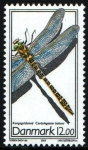 Stamps Denmark -  serie- Insectos raros