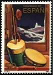 Stamps Spain -  ESPAÑA 1987 2926 Sello Nuevo Navidad Fiesta dentro del Hogar Yvert2541 Scott2538 Christmas