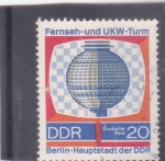 Stamps Germany -  Bola de la torre de televisión