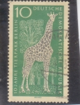 Stamps : Europe : Germany :  jirafa