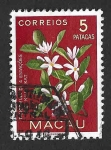 Sellos de Asia - Macao -  381 - Flor de Mandarina