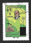 Stamps Costa Rica -  452 - Centenario del Instituto Geográfico Nacional