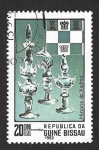 Stamps Guinea Bissau -  478 - Historia del Ajedrez