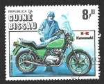 Stamps Guinea Bissau -  628 - Centenario de la Moto