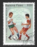 Stamps Burkina Faso -  684 - Copa Mundial de la FIFA 1986