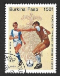 Stamps Burkina Faso -  685 - Copa Mundial de la FIFA 1986
