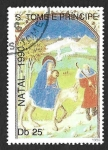 Stamps S�o Tom� and Pr�ncipe -  956 - Huida a Egipto