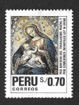 Sellos de America - Per� -  1011 - Virgen y Niño