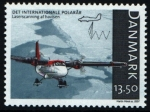 Stamps Denmark -  Año intern. polar- Scanner de glaciares