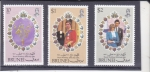 Stamps Brunei -  Boda principe Carlos y Lady Di 