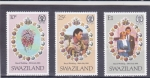 Stamps Swaziland -  Boda principe Carlos y Lady Di 
