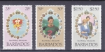 Stamps Barbados -  Boda principe Carlos y Lady Di 