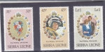 Stamps Sierra Leone -  Boda principe Carlos y Lady Di 