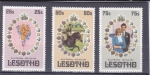 Stamps : Africa : Lesotho :  Boda principe Carlos y Lady Di 