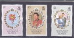 Stamps Solomon Islands -  Boda principe Carlos y Lady Di 