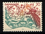 Stamps Denmark -  Frescos de iglesias s. XV