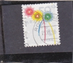 Stamps Netherlands -  ilustración flores