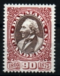 Stamps Denmark -  Centenario muerte Christian Andersen